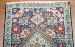 Personnalisable 2x3 géométrique Oriental Vintage Floral laine tapis noué à la main Design traditionnel en différentes couleurs tailles pique-niques - Product Image 2