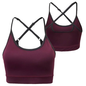 Hot Selling New Style High-quality Women's Sports Bra with Sexy Back Wires Breathable 100% Polyester Customizable Affordable - Product Image 3