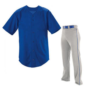 Vêtements de sport Uniforme de baseball pour hommes nouveau style meilleur matériau confortable respirant anti-rides Uniforme de baseball à faible taux - Product Image 1