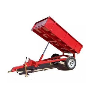 Remorque agricole économique, remorque benne, remorque utilitaire pour tracteur, haute sécurité, garantie 5 ans, barre de remorquage 56m, transport de matériel de construction - Product Image 3
