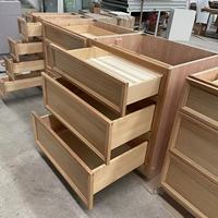 Meubles de cuisine modernes RTA Home WIT PRODUCE Modèle 20250124 en pin, style Shaker, panneaux en bois massif résistants à l'eau, faciles à assembler