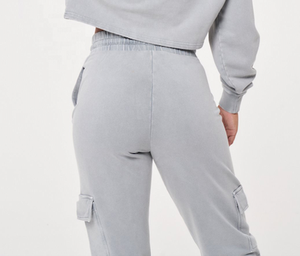 Femmes Street Style Loose zipper washed jacket avec les poches de flop - Product Image 6