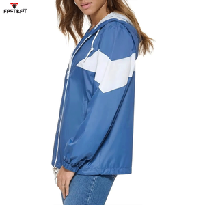 Logotipo personalizado Ropa de trabajo de invierno Chaqueta cortavientos para mujer A prueba de viento impermeable - Product Image 4
