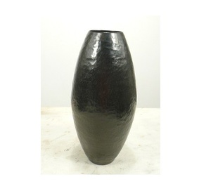 <b>Black</b> Color Metal <b>Vases</b> Simple Design Flower <b>Vase</b> For Home Decor - Product Image 1
