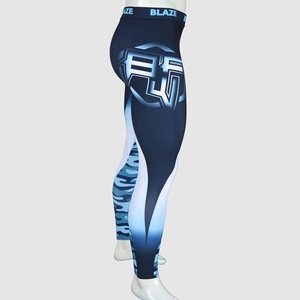 Collants de fitness pour hommes Sports Stretchy Fitness Imprimé de haute qualité Butt Lifting Fitness Leggings Taille élastique Yoga Leggings - Product Image 4