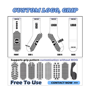 Calcetines de Pilates de nuevo diseño, Mini calcetines de agarre de reformador femenino Floral, logotipo personalizado, agarre en forma de corazón, suela antideslizante para Yoga Barre Wear - Product Image 5