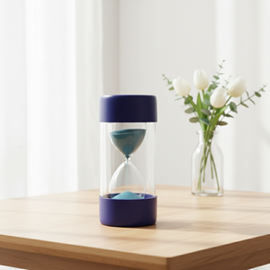 Meilleures ventes Sablier léger et portable de 30 ml en verre et bois au design nordique durable pour les petits moments critiques - Product Image 4