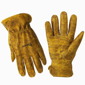 Nouveaux gants de travail en cuir général respirants résistants aux coupures de qualité supérieure avec logo personnalisé en gros pour hommes - Product Image 2