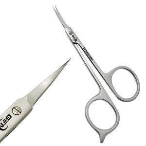 Ciseaux à cuticules professionnels à pointe fine incurvée, en acier inoxydable, beauté, précision, haute qualité, manucure, pédicure, soin des ongles - Product Image 1