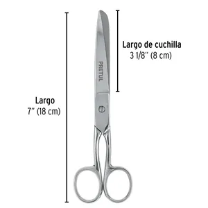 PRETUL 7 'scatola di 6 forbice in filo di acciaio inossidabile per cucire utensile da taglio efficace