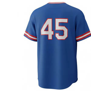 Camiseta de Béisbol Deportiva Personalizada, 100% Poliéster, Secado Rápido y Tejido Transpirable, Ajuste Cómodo para Partidos de Práctica, Unisex para Adultos - Product Image 2