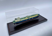 Maquette de navire citerne LNG bleue 60 cm, vitrine en résine, modèle de bateau Endurance Love, décoration nautique, cadeau pour la maison, boîte peinte à la main, Vietnam GIA NHIEN