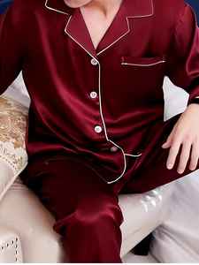 Al por mayor Bata de mujer de lujo de alta calidad, de satén y seda, de color liso, larga, para hotel y uso doméstico, tipo camisón - Product Image 4