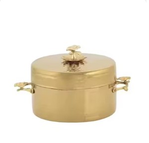 Casserole décorative Offre Spéciale de qualité supérieure faite à la main Casserole classique élégante fantaisie attrayante marmites en métal arrivée chaude - Product Image 2