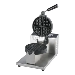 Fabrieksverkoop Commerciële Digitale Mini Wafelijzer Ronde Vormige Wafelijzer Beste Belgische Wafelmachine