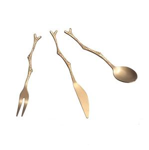 Juego de cubiertos de acero inoxidable con mango de pluma, juego de cubiertos de alta calidad, perfecto para Hotel y boda - Product Image 4