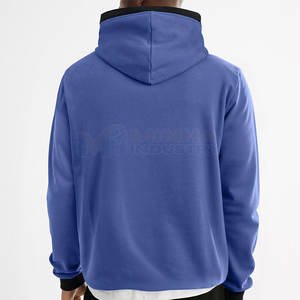 เสื้อฮู้ดดี้ลำลองสั่งทำพิเศษ ทรงโอเวอร์ไซส์ ผ้าคอตตอนผสม เนื้อผ้าเบา ทนทาน ผลิตในประเทศปากีสถาน - Product Image 2