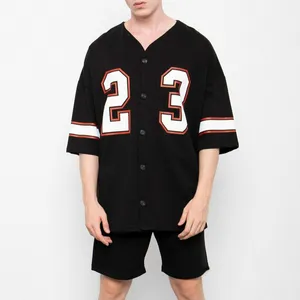 T-Shirt Homme 2023 Surdimensionné 100% Coton Haute Qualité Tricoté Personnalisé Sérigraphie Logo Urbain Streetwear Décontracté Personnalisé OEM - Product Image 1