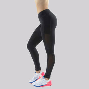 Produits les plus vendus Leggings de yoga de sport de haute qualité OEM/ODM collants d'automne à la mode pantalons de yoga en nylon de couleur unie pour femmes - Product Image 3