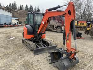 Mini-excavatrice 2019 pour moteur KX033-4, 3,3 tonnes, 24,8 CV, pompe hydraulique diesel, équipement de construction compact et efficace, boîte de vitesses - Product Image 2