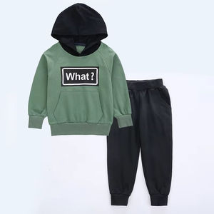 Conjunto Deportivo para Niños, Bebés y Niños Pequeños, Resistente al Viento, Ecológico, 100% Algodón, Chaqueta de Verano, Pantalones Deportivos, Ropa para Bebés - Product Image 4