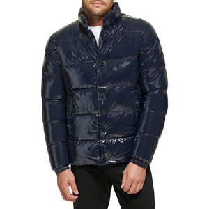 Rainbow <b>Spray</b> Thick Down Hooded Men's <b>Jackets</b> Low Moq Wholesale Shinny Plain Windproof and <b>Waterproof</b> Puffer <b>Jacket</b> <b>For</b> Men - Product Image 1