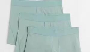 Temporada 2025, nueva llegada, calzoncillos bóxer de algodón transpirable para hombre, ropa interior de punto de Color verde/caqui a la venta - Product Image 4