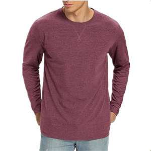 เสื้อยืดผ้าฝ้ายนุ่มวินเทจของผู้ชายเสื้ออบอุ่นฤดูหนาวระบายอากาศได้อย่างรวดเร็วแขนสั้นเหมาะสำหรับการวิ่งหรือทำงาน - Product Image 1