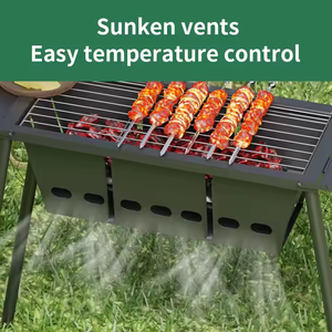 Conception d'économie d'espace en acier de gril de barbecue portable personnalisé en usine pour les surprises de la Saint-Valentin et les fêtes d'arrière-cour - Product Image 6