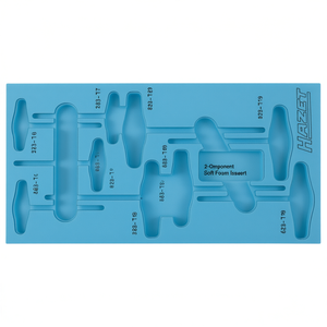 Hazet 2-Component Soft Foam Insert for 163-182/9 <b>Tool</b> <b>Storage</b> <b>Tool</b> <b>Storage</b> Accessory - Product Image 2