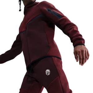 <b>Mens</b> Tech Fleece Joggers in Maroon Lightweight Warm Athletic Training Pants Slim Fit Premium Streetwear Activewear Sweatpants - Product Image 6