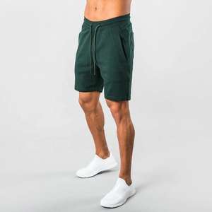 Custom Cotton Spandex Fleece Shorts Gym Shorts Hombres Streetwear Shorts con cremalleras - Product Image 5