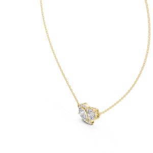 Collar con Colgante de Diamante Cultivado en Laboratorio con Corte de Pera Toi Et Moi, Oro Sólido de 14K/18K, DEF VVS, Certificado IGI, 2.40 CTW, Minimalista, Personalizado - Product Image 5