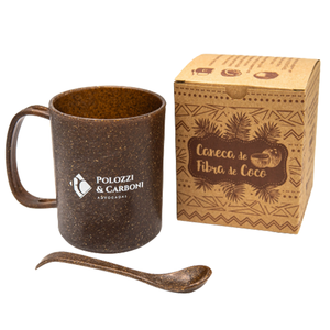 Taza Vintage de Madera Ecológica Specologia de 500 ml - Regalos Empresariales y Presentes Sostenibles y Reutilizables, Artículos de Bebida Brasileños - Product Image 1
