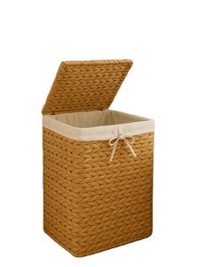 Natural Round <b>Rattan</b> Storage <b>Baskets</b> with Handles Durable Storage Solution for <b>Laundry</b>, Shoes & Home Decor - Product Image 1