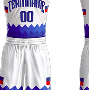 Professional Custom Sublimation Plus Size Basketball Uniform 100% Polyester Printed Team Logo Breathable Quick Dry Sports Wear - Product Image 5