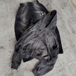 Conjunto Deportivo Personalizado de Algodón 100% de Primera Calidad con Lavado Ácido, Pantalones Acampanados, Color Sólido, Talla XL, Informal, para Invierno, con Logotipo, del Mejor Fabricante - Product Image 3