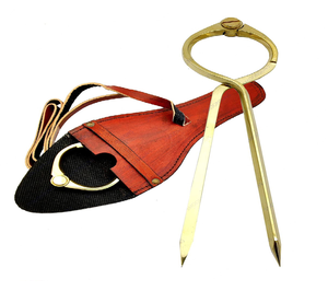 "ตัวแบ่งการนำทางทองเหลืองทึบสไตล์วินเทจสำหรับแผนภูมิและแผนที่ทางทะเล | เครื่องมือร่างเรือที่ถูกต้อง" - Product Image 3