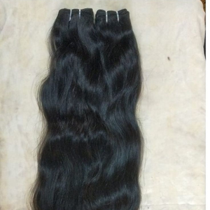 Extensions de cheveux humains indiens vierges Remy ondulés naturels non traités, cheveux noirs pour femmes, marque SV3, double trame machine - Product Image 4