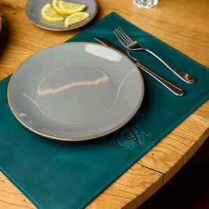 Tapis de Table en cuir véritable de qualité supérieure pour Table à manger de Restaurant LPM-0035 lavable imperméable - Product Image 3