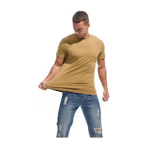 เสื้อยืดผ้าคอตตอนของผู้ชายสุดหรูเสื้อยืด240 GSM คุณภาพสูงสำหรับฤดูร้อน - Product Image 4