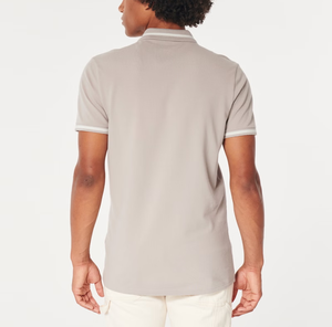 Chemise polo décontractée à manches courtes et col pour homme, à séchage rapide, pour le golf - Product Image 2