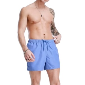 Wholesale High Quality Mens Board <b>Shorts</b> Custom Logo Design Polyester Oxford Solid Eco-Friendly Black Casual OEM Design Bulk - Product Image 1