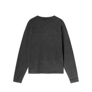 Sweat-shirt unisexe à col rond personnalisé 100% coton Sweat-shirt à col rond surdimensionné en molleton français Sweat-shirt uni Streetwear Hoodie de luxe - Product Image 2