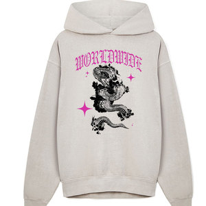 Sweat à capuche imprimé en strass DTF DTG personnalisé unisexe Streetwear surdimensionné Fournisseur de pulls à capuche à la mode - Product Image 1