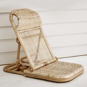 Silla de playa plegable de mimbre, directamente del productor de Vietnam, sillas bajas ajustables de ratán. - Product Image 4