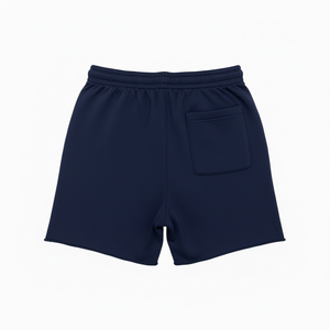 Pantalones cortos con cordón de cintura media gótica bordada sólida para hombre al por mayor 100% algodón de secado rápido transpirable de moda versátil - Product Image 2