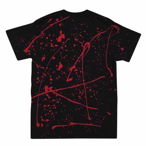 Camisetas con estampado de salpicaduras de pintura personalizada, camisetas de gran tamaño de alta calidad, 100% algodón, de punto suave, máquina de pintura Allover personalizada - Product Image 4