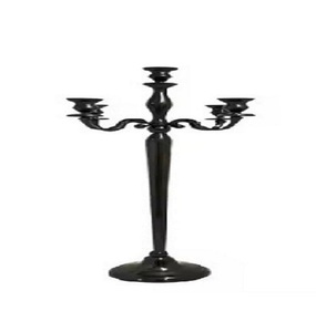 Hot Selling Customized Size 5 Arm <b>Candelabra</b> <b>Black</b> Aluminum Metal Wedding Decoration Tabletop Home Decor for Christmas - Product Image 4