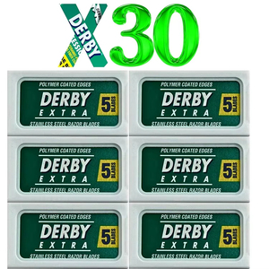 Cuchillas de Afeitar de Doble Filo Derby Extra Profesionales |   30 Cuchillas de Acero Inoxidable para Maquinillas de Afeitar Clásicas |   Paquete a Granel - Product Image 4